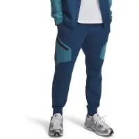 Under Armour Unstoppable Fleece Joggingbroek Donkerblauw Lichtblauw