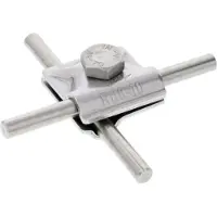 Dehn MV Klem StSt V4A Voor Rd 8-10mm Met Zeskantbout - 390079