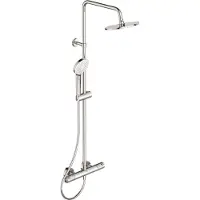 Ideal standard CeraTherm - T50 doucheset met thermostaat 20 cm, 3 stralen, chroom A7225AA