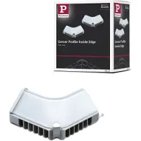 Paulmann 70442 Profiel-hoekverbinder (binnenste hoek) Kunststof (l x b) 5.9 cm x 9.9 cm 2 stuk(s)