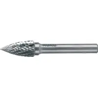 RUKO 116025 Freesstift Hardmetaal Spitsboog 6 mm Lengte 58 mm Schachtdiameter 6 mm
