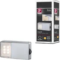Paulmann SnapLED LED-kastlamp met glijschakelaar LED LED vast ingebouwd 0.33 W Warmwit Zilver