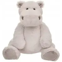 Beppe Grijze Hipcio Ivo, pluche knuffel, 28 cm