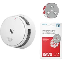 SAVS S10 Rookmelder Standalone 10 jaar 1-pack + RMAX