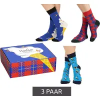 Happy socks Downhill Skiing Socks Gift Set (3-pack) - unisex sokken - skipret - Unisex - Maat: 36-40