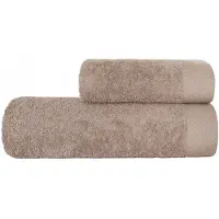 Faro Zachte Beige Katoenen Badhanddoek 70x140 cm, 500 g/m²