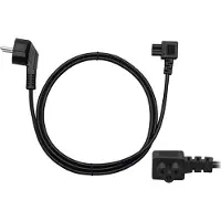BLOW Stroomkabel Laptop Klaverblad C5 1.5m Hoekig Zwart