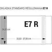 Biurfol Verstelbare Boek Kaft E7R - Beschermt Boeken 170x240mm