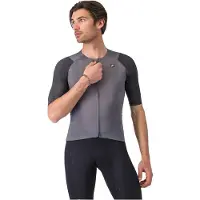 Castelli Aero Race 8S Jersey Grijs Zwart, Maat L