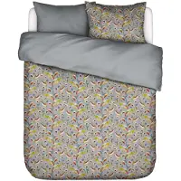 Essenza Dekbedovertrek Aurelina Global Grey Satijn-200 x 200 / 220 cm | 2-Persoons