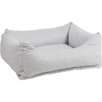 Flamingo kattenbed Baleno, rechthoekig, lichtgrijs, afmetingen: 80 x 67 x 22 cm