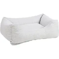 Flamingo kattenbed Baleno, rechthoekig, lichtgrijs, afmetingen: 65 x 50 x 20 cm