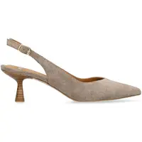Manfield Off white lakleren slingbacks | Maat 36