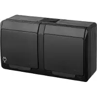 Elektro-Plast Hermes Serie - Opbouw Stopcontact - 250V AC - 16A - IP44