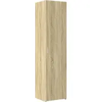 vidaXL Hoge kast 50x42,5x185 cm bewerkt hout sonoma eikenkleurig