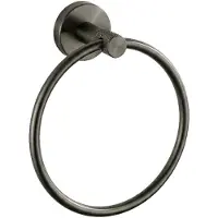 REA - 6606 Modern - Handdoekhouder - Titanium - 6,5X15,5X18Cm