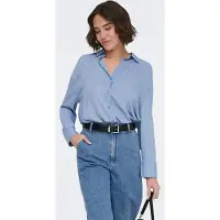 ONLY Blouse 'ONL Oregon' blauw / wit