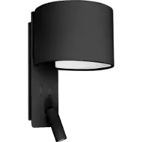 Faro Wandlamp Fold, zwart, Aluminium, Modern, Wandlamp