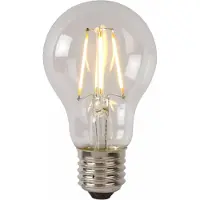 Lucide A60 Class A - Filament lamp - Ø 6 cm - LED - E27 - 1x7W 2700K - Transparant