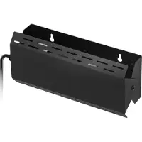 Eth Lano Bedwandlamp 1x E14 mat zwart ex.lichtbron