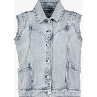 TwoDay dames spijker gilet lichtblauw maat M