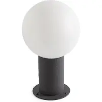 Faro Moon - tuinpaal - Ø 18 x 30 cm - IP44 - donkergrijs