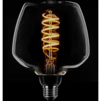 Expo Deco Led Spiraal 23S E27 8W dimtone 2700k - 2200k smoke 360L