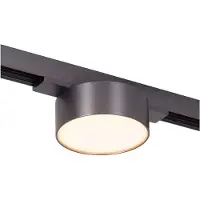 Lucide Premium LINIAL FIXT Railspot - 1-fase Railsysteem / Smart Railverlichting - Smart - 48V Track - 1xLED - Mat Zwart Chroom
