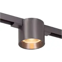 Lucide Premium LINIAL LUX Railspot - 1-fase Railsysteem / Smart Railverlichting - Smart - 48V Track - 1xLED - Mat Zwart Chroom