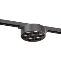 Lucide Premium LINIAL XAVI Railspot - 1-fase Railsysteem / Smart Railverlichting - Smart - 48V Track - LED - Mat Zwart Chroom