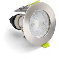 Integral LED Evofire 72 - inbouwspot - Ø 72 mm, Ø 60 mm inbouwmaat - IP65 - satijn nikkel