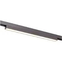 Lucide Premium LINIAL GLYX Railspot - 1-fase Railsysteem / Smart Railverlichting - Smart - 48V Track - 1xLED - Mat Zwart Chroom
