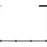 Nova Luce Design hanglamp Puize 4-lichts zwart