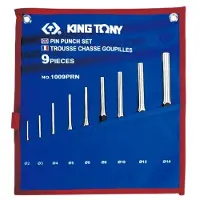 King Tony Set van boorkoppen, 9 stuks, 2-14 mm