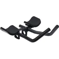 BBB Cycling AeroPro Ergo-Bend Opzetstuur Racefiets - Verstelbaar Ligstuur met Armsteun - Tijdritstuur - Triathlon Stuur - Compatibel met 31.8mm Fietsstuur - BHB-70EB