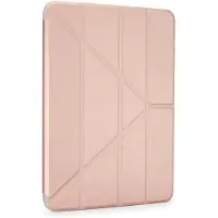 Pipetto Origami Case - iPad 10.9" (2022) / iPad 11" (2025) - Metallic Pink