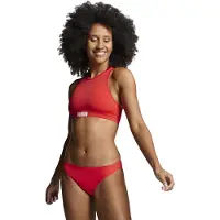 Puma Swim Klassiek Bikinibroekje voor Dames, Rood, Maat XS