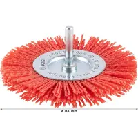 Bosch 6MM SCHIJFBORSTEL 75, Nylon 1.1