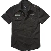 Brandit Overhemd 'Luis' grijs / zwart / offwhite