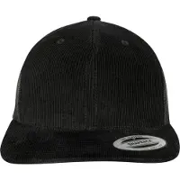 Flexfit Pet 'Corduroy Retro Trucker' zwart