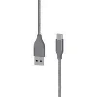 Adam 217084 1 x USB C male naar 1 x USB C male oplaadkabel 1.5m Grijs