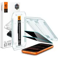 Spigen GLAStR Privacy EZ Fit Screenprotector + Applicator - 2-pack voor de Apple iPhone 16 Pro Max / 17 Pro Max