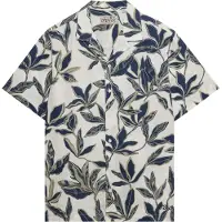 Superdry Overhemd 'Cabana' crème / navy / kaki
