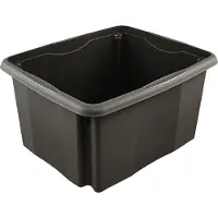 Keeeper Bewaarbak 'emil eco', 24 liter, grafietkleur.