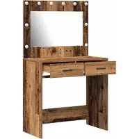 vidaXL Kaptafel Oudhout 78,5 x 41 x 135 cm Bewerkt hout