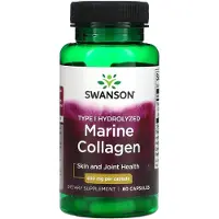 Swanson Health - Gehydrolyseerd Marien Collageen Type I - 60 Capsules