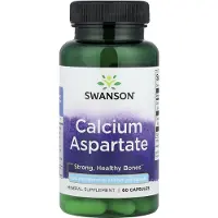 Swanson Health - Calciumaspartaat, 200 mg elementair calcium - 60 capsules