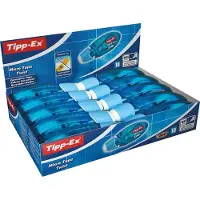 TIPP-EX Box 10 Correction Tapes Micro Tape 5 X8 Mts Transparant Kinderen