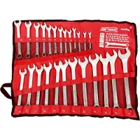 AWTOOLS Spanner, AW KLUCZ KOMPLET PŁASKO-OCZKOWY 25szt. /6mm-32mm/MATOWE