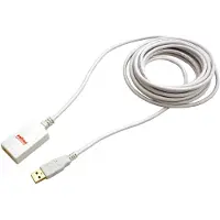 Roline USB 2.0 verlengkabel, wit, 5 m